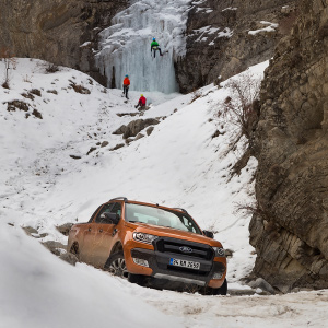 Ford Ranger ile Buz Tırmanışı